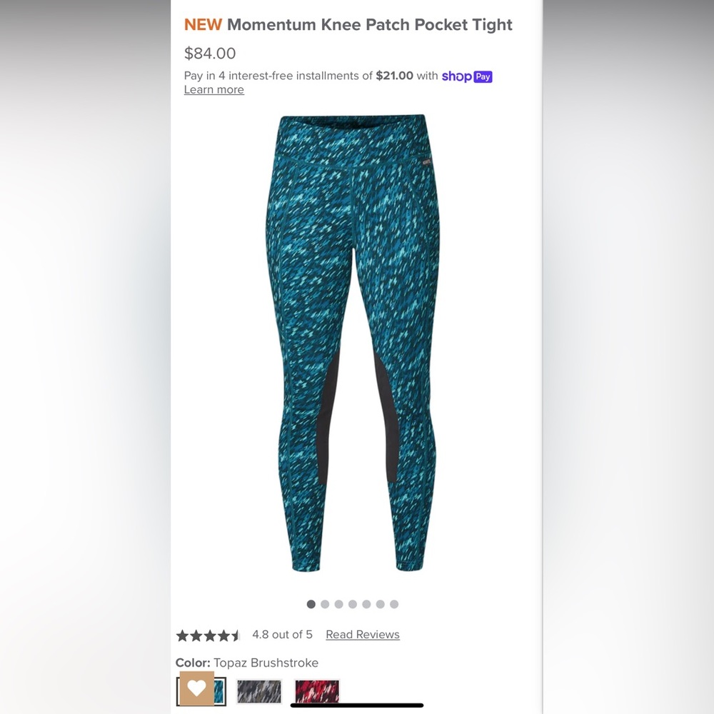 NWT-Kerrits Momentum Pocket Tight